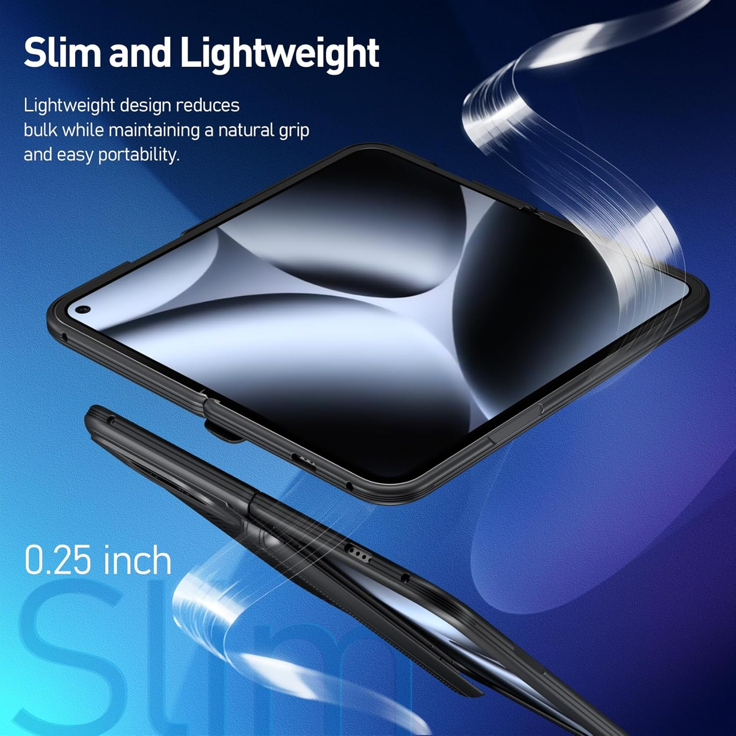 Poetic Revolution Flex Case for Google Pixel 10 Pro Fold, [Hidden Foldable Kickstand][Hinge Protection][Magsafe Compatible], Shockproof Pixel 10 Pro Fold Cover with Built-In-Screen Protector, Black