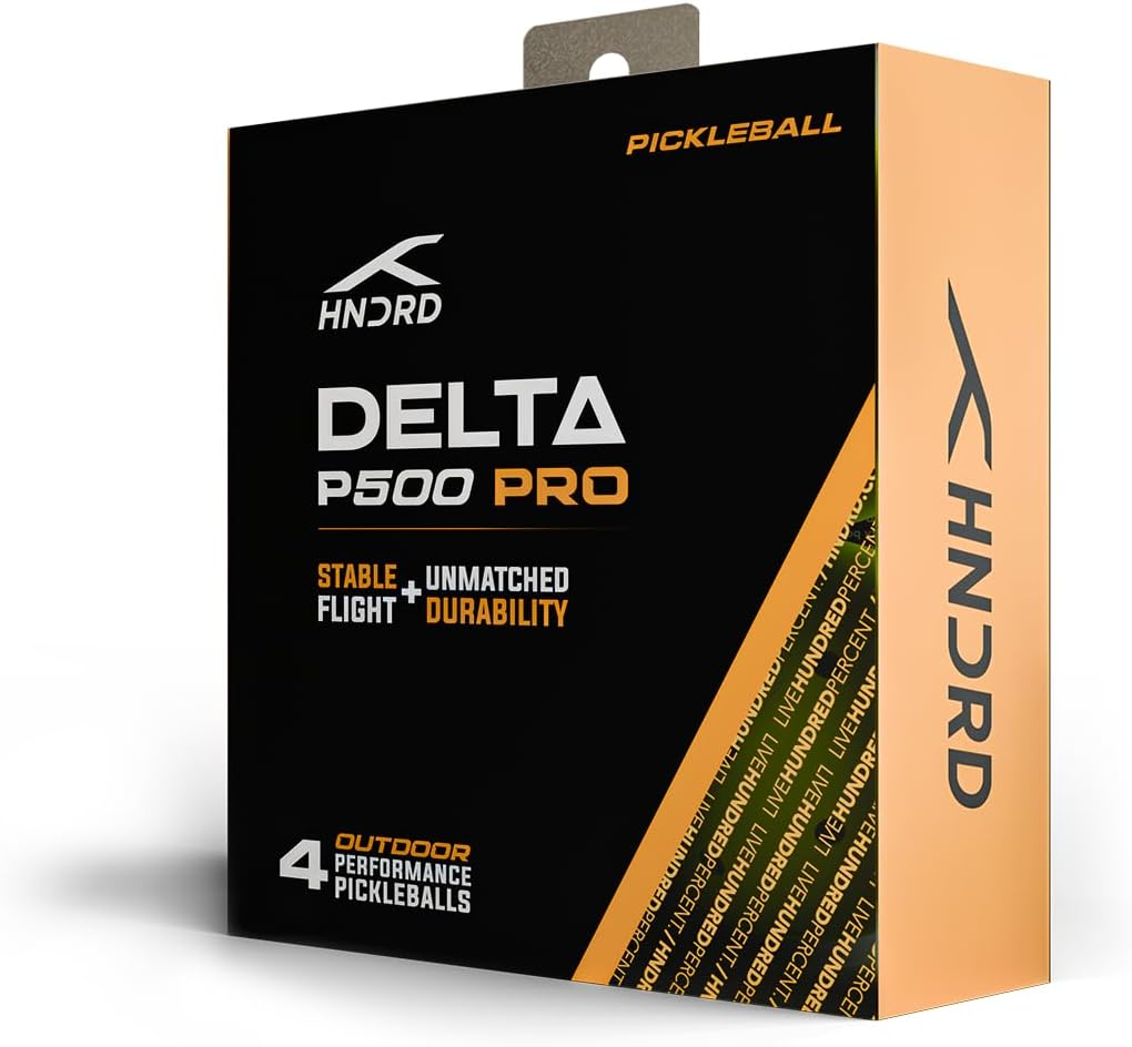 Hundred Delta Pro Pickleball B&auml;lle | Von USA Pickleball Zugelassen | Lochdesign | Turnierball - Blue image number 2