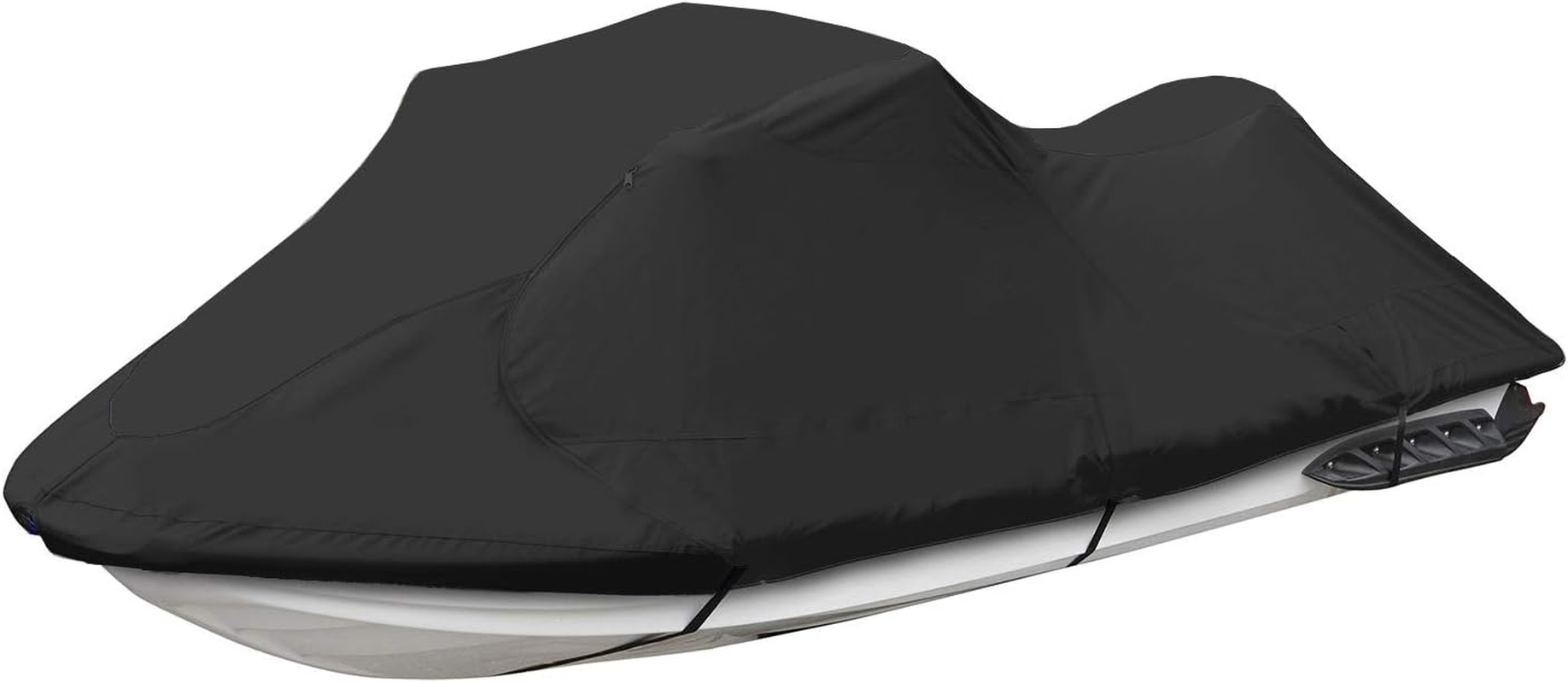 Eliteshield Trailerable Jet Ski Cover, Waterproof Tear and Fade Resistant Polyester Fits Stand-Up to 3 Seater Sea Doo Yamaha Waverunner Kawasaki-Jet Ski Covers (Fits from 136"-145"(3 Seater)) image number 1