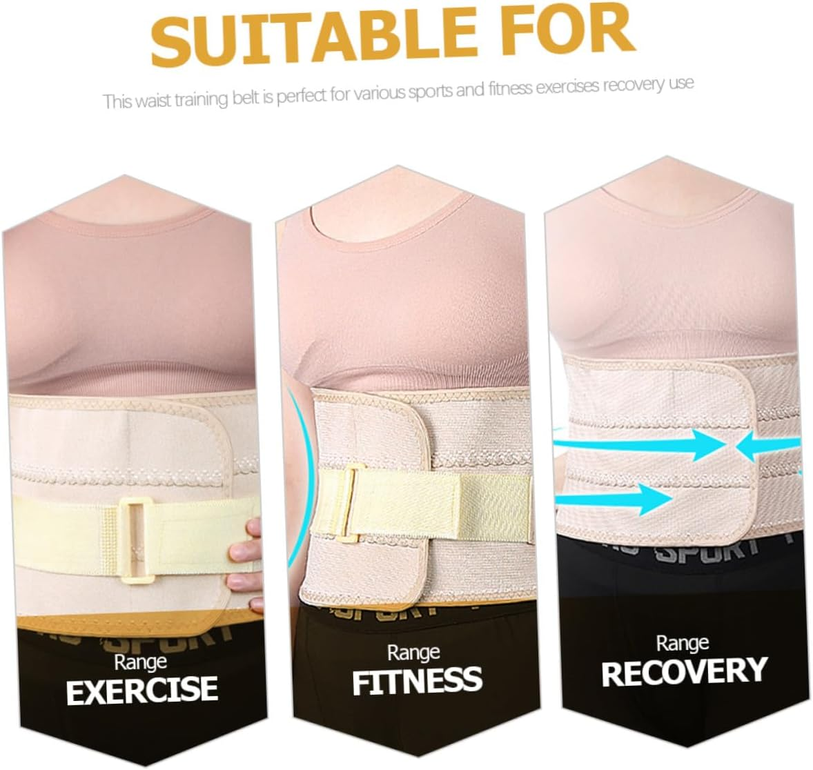 Postpartum Waist Trainer Band for Women Breathable Cotton Abdominal Girdle with Steel Support Waist Shaper for Postpartum Suitable for Yoga Running and Daily Wear image number 1