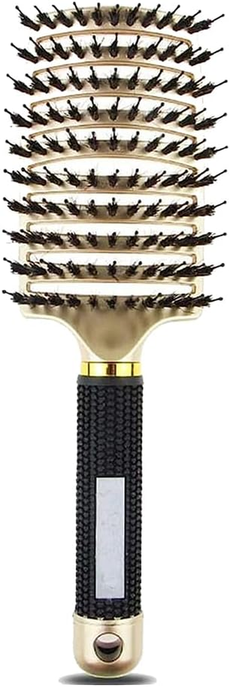 Magical Ultra Detangling Brush for Wet or Dry Hair, Detangler Brush, Fast Drying Styling Massage Hairbrush for Men, Women and Kids (Black)