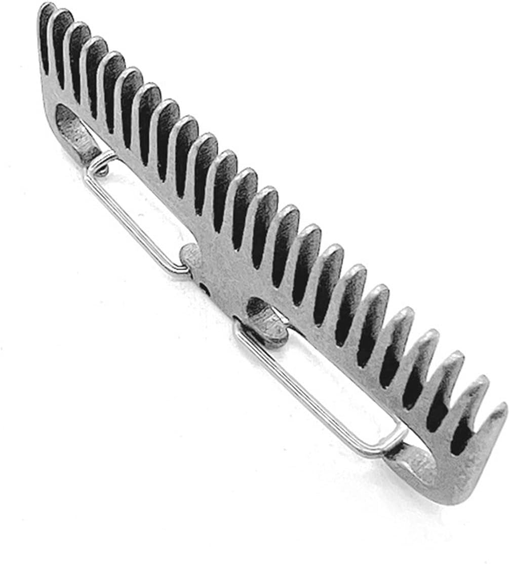 Outdoor Carabiner Comb, Pocket Hair Comb, Titanium Keychain Comb, Anti-Static Comb Tool, Outdoor Comb Tool Carabiner Hair Comb Keychain Hair Comb Titanium Outdoor Comb Mountaineering Comb Tool Hiking image number 5