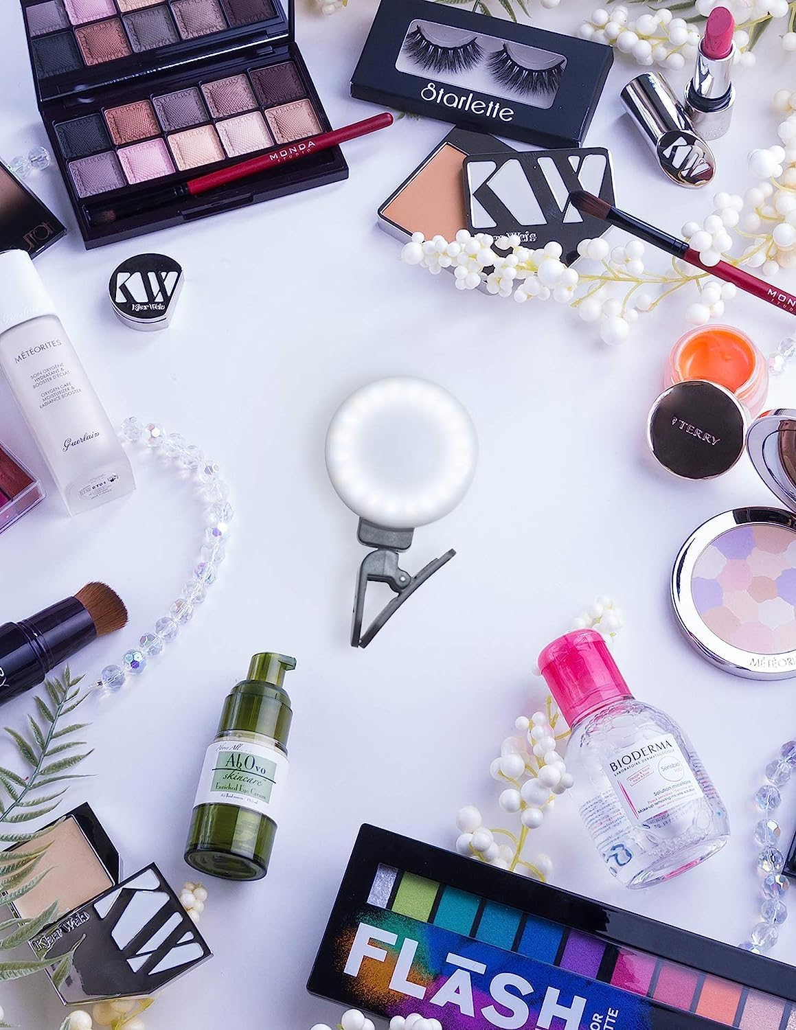 UCINNOVATE Selfie Ring Light Clip on for Cell Phone 3 Color Temperature Rechargeable Mini Circle LED Ring Light Black for Youtube Live Streaming | Short Videos | Portrait | Video Conference image number 4