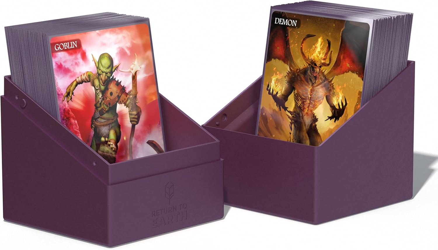 Ultimate Guard 100 plus Return to Earth Boulder Deck Box, Purple