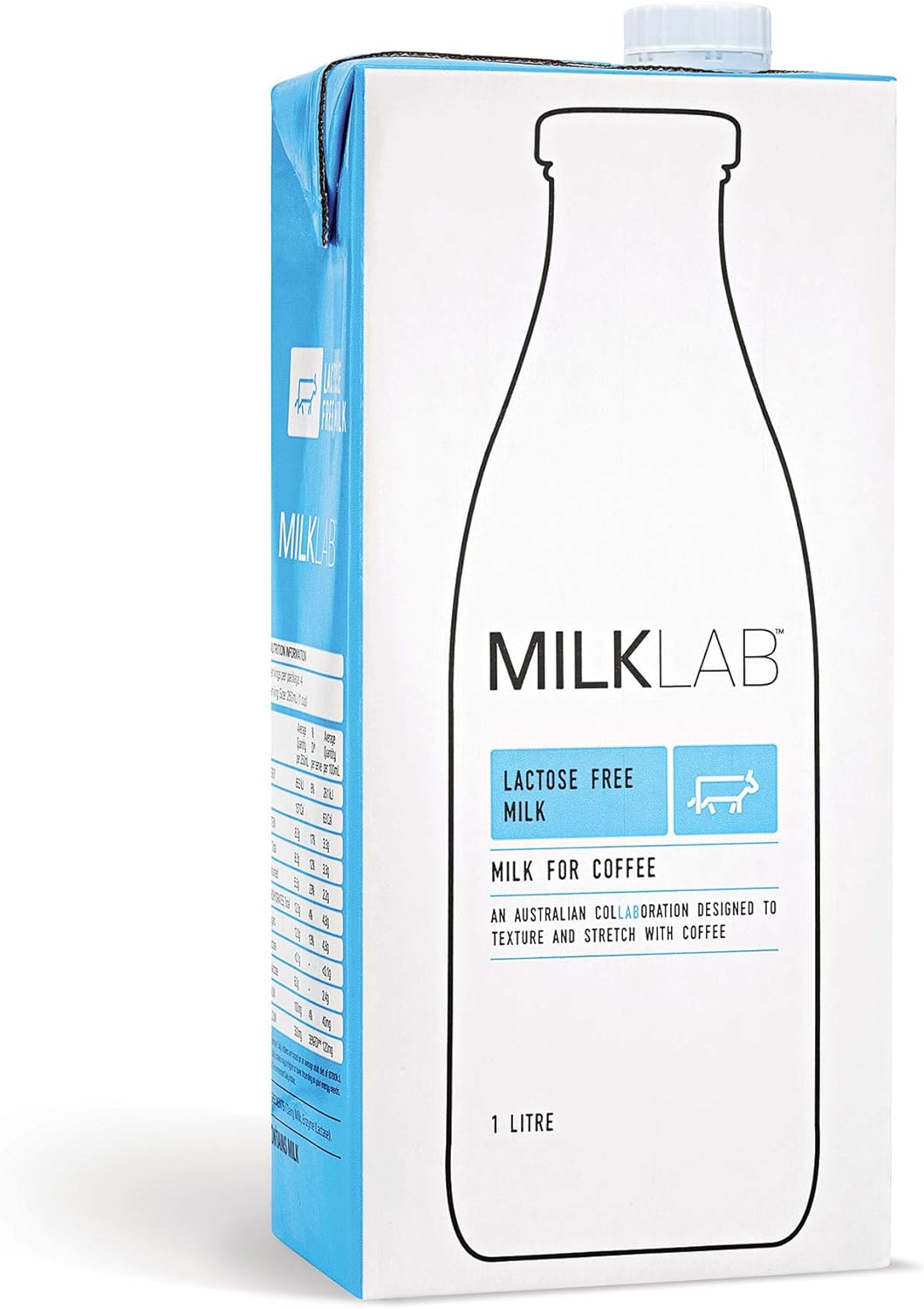 Milklab Lactose Free Milk 12 Pack of 1 Liter