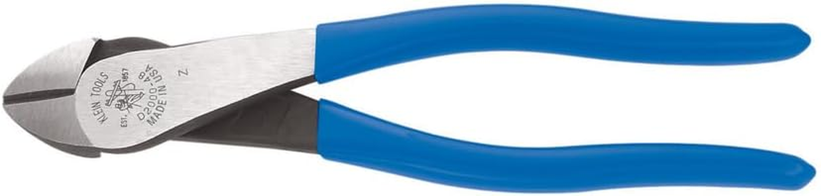 Klein Tools 8" Heavy Duty Diagonal Cutting Pliers, Angled Head Design for Easy Work in Confined Spaces, D200048 image number 4