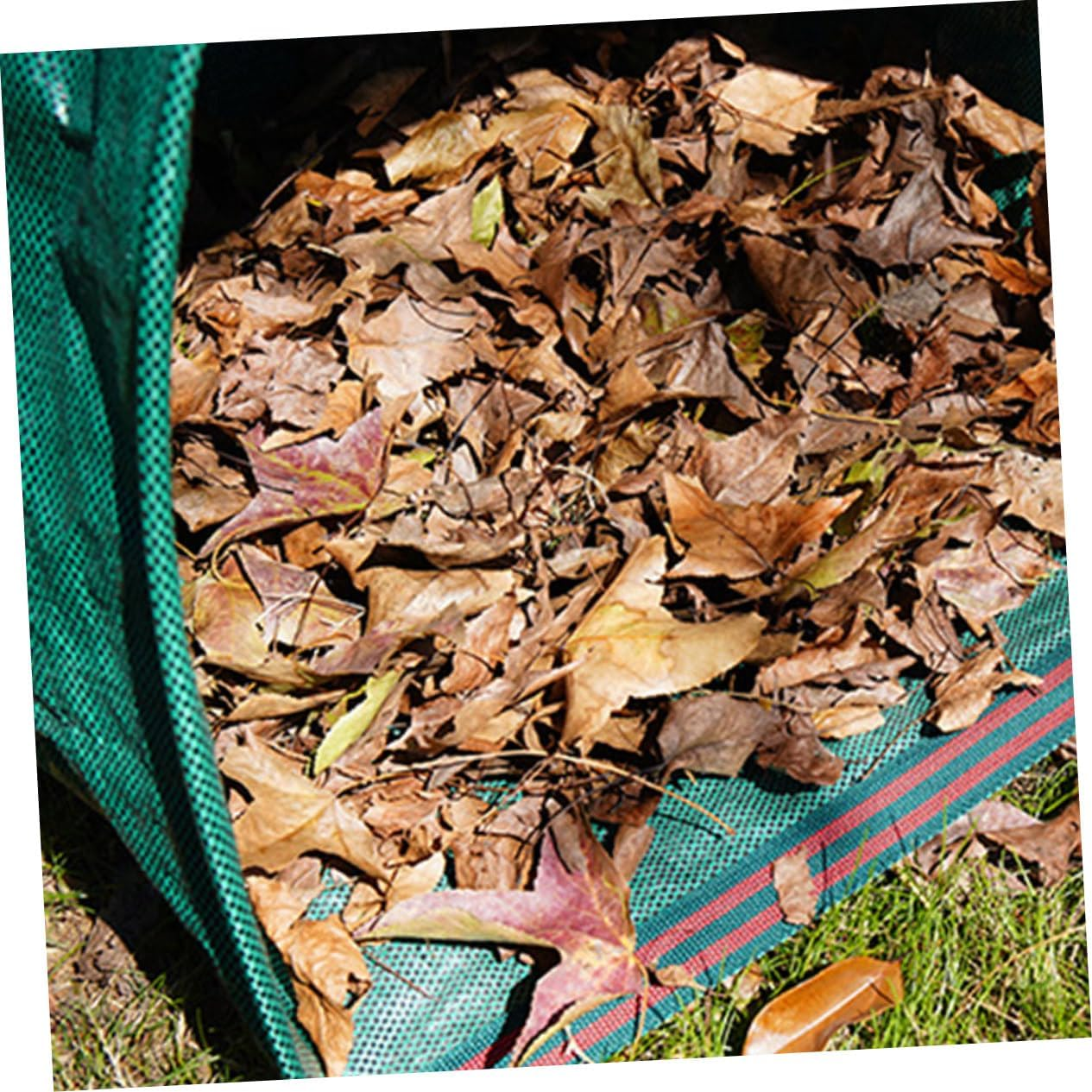 Collapsible Lawn and Leaf Bag Large Capacity Reusable Waste Container for Efficient Garden Cleanup Portable Design for Leaves Weeds and Outdoor Tasks image number 6
