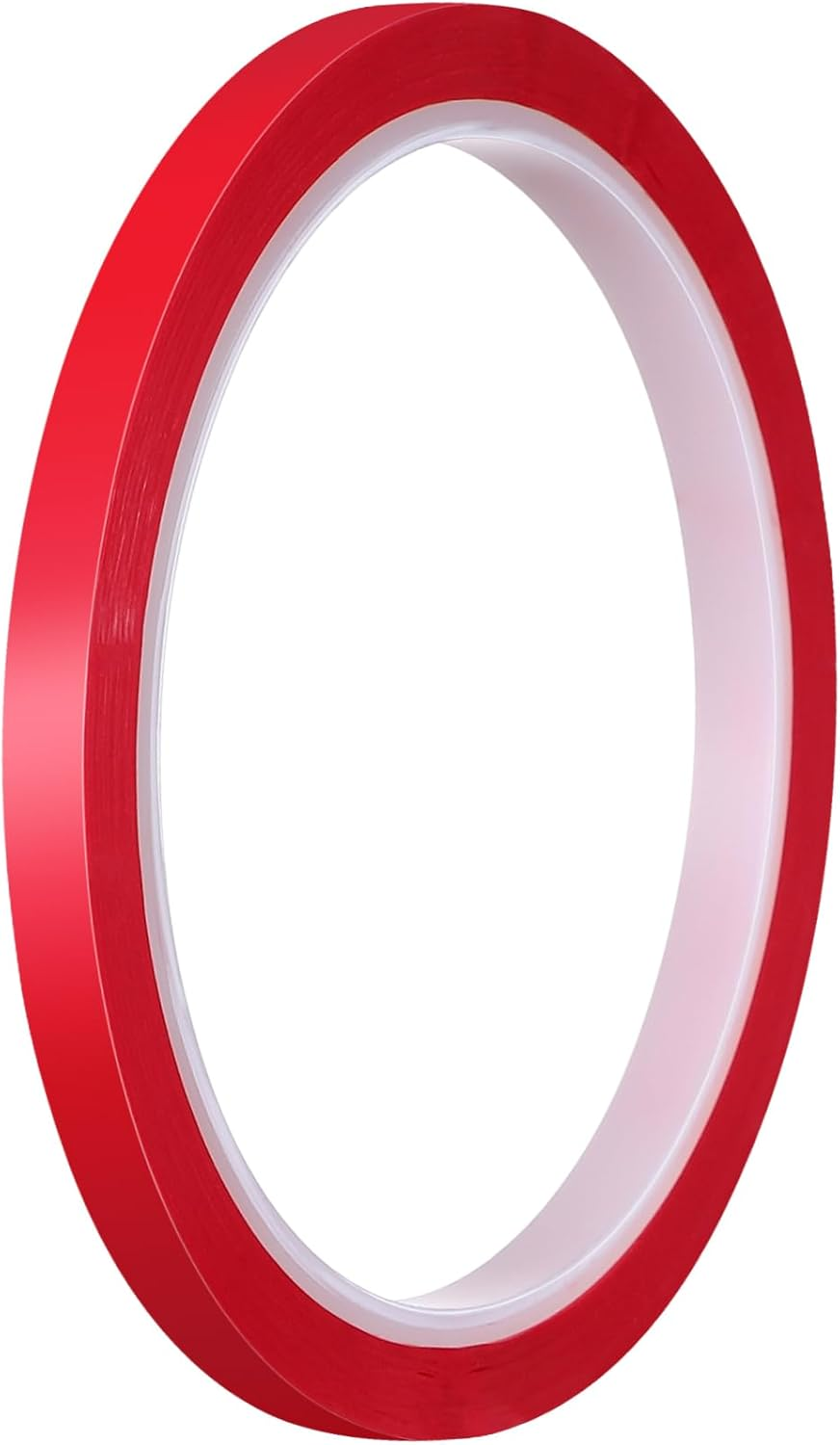 Car Decorative Strip Adhesive Tape 6Mm X 33M Red Polyester Auto Trim Electrical Insulation Tape for Automotive Molding and Painting Applications image number 2