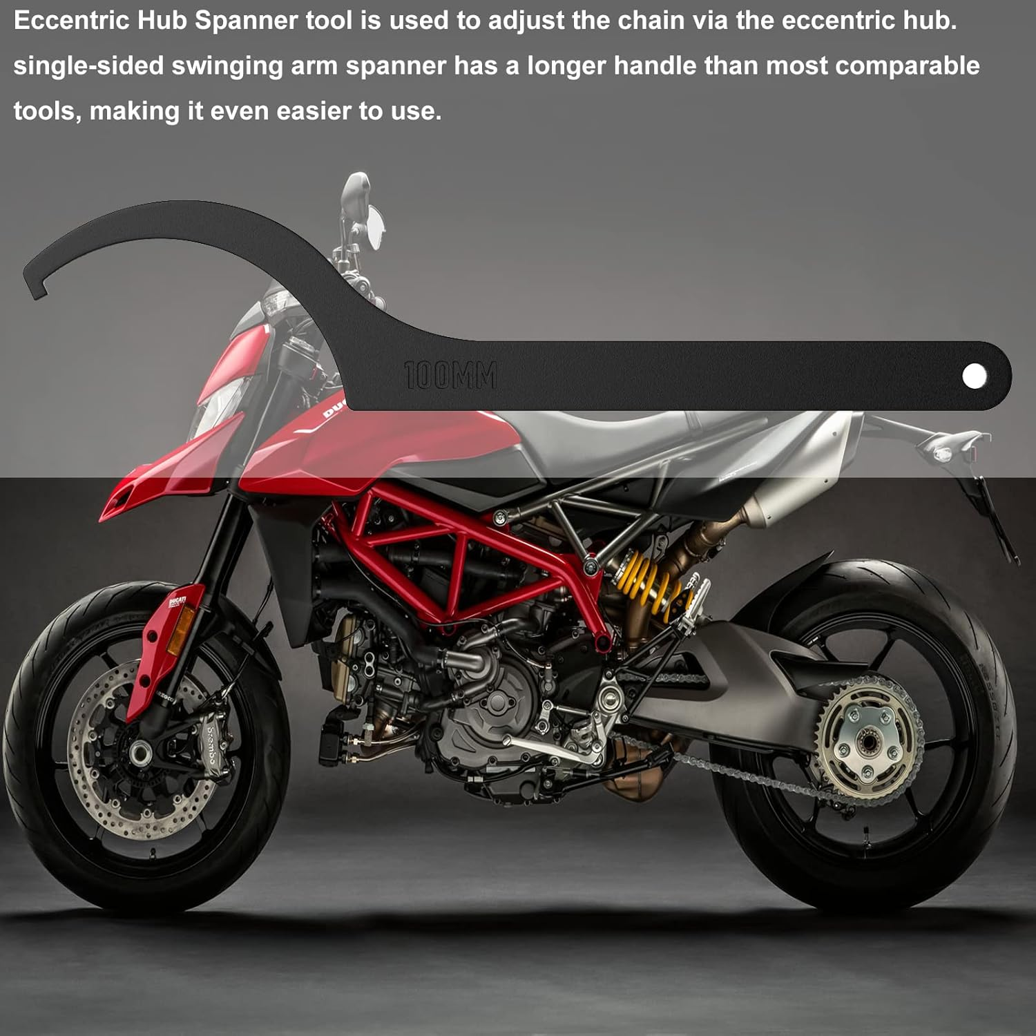 Moker Chain Adjuster Tool Rear Hub Eccentric Wrench Tool image number 2