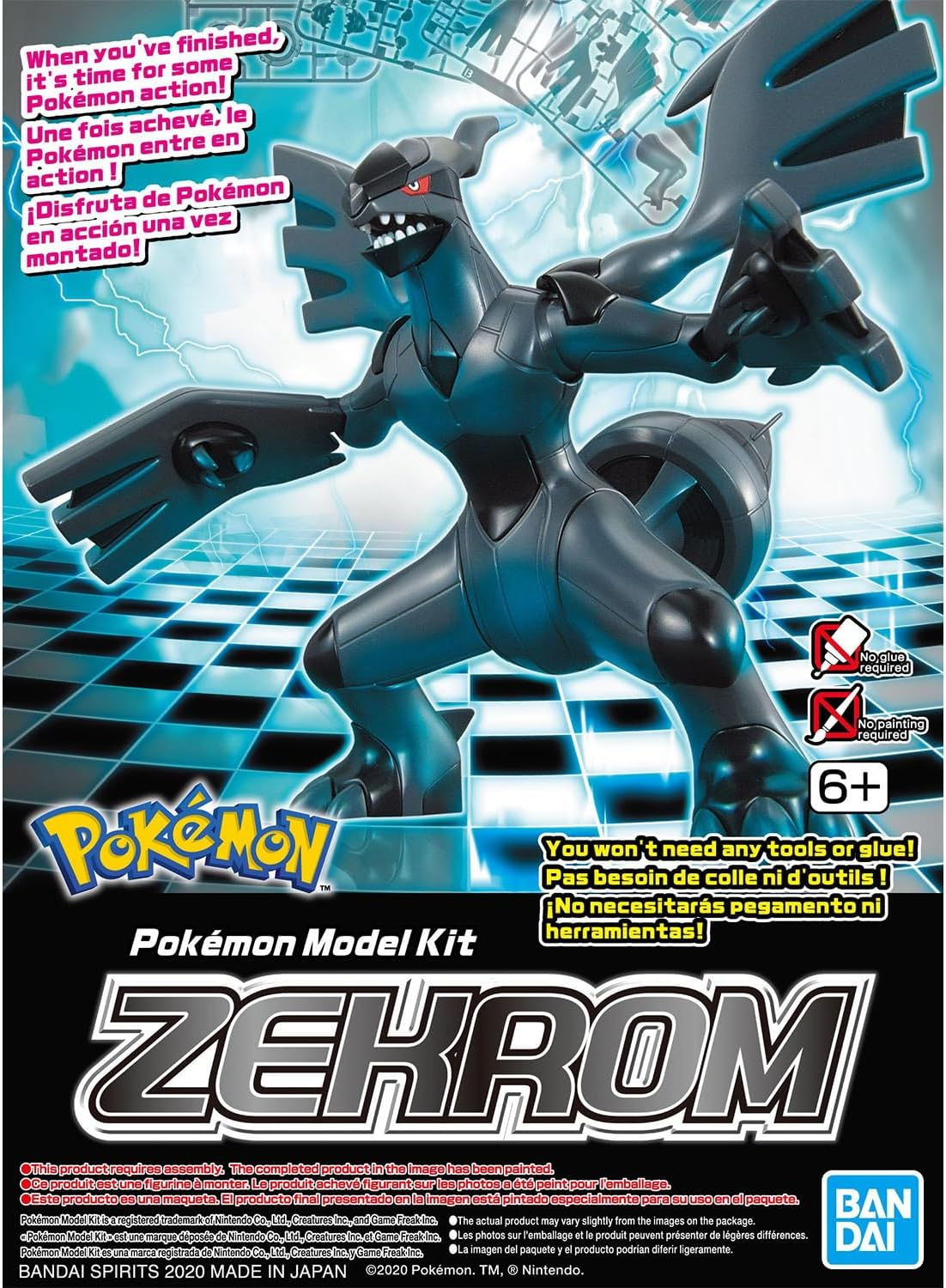 Bandai Hobby Kit Pokemon Model Kit Zekrom image number 3