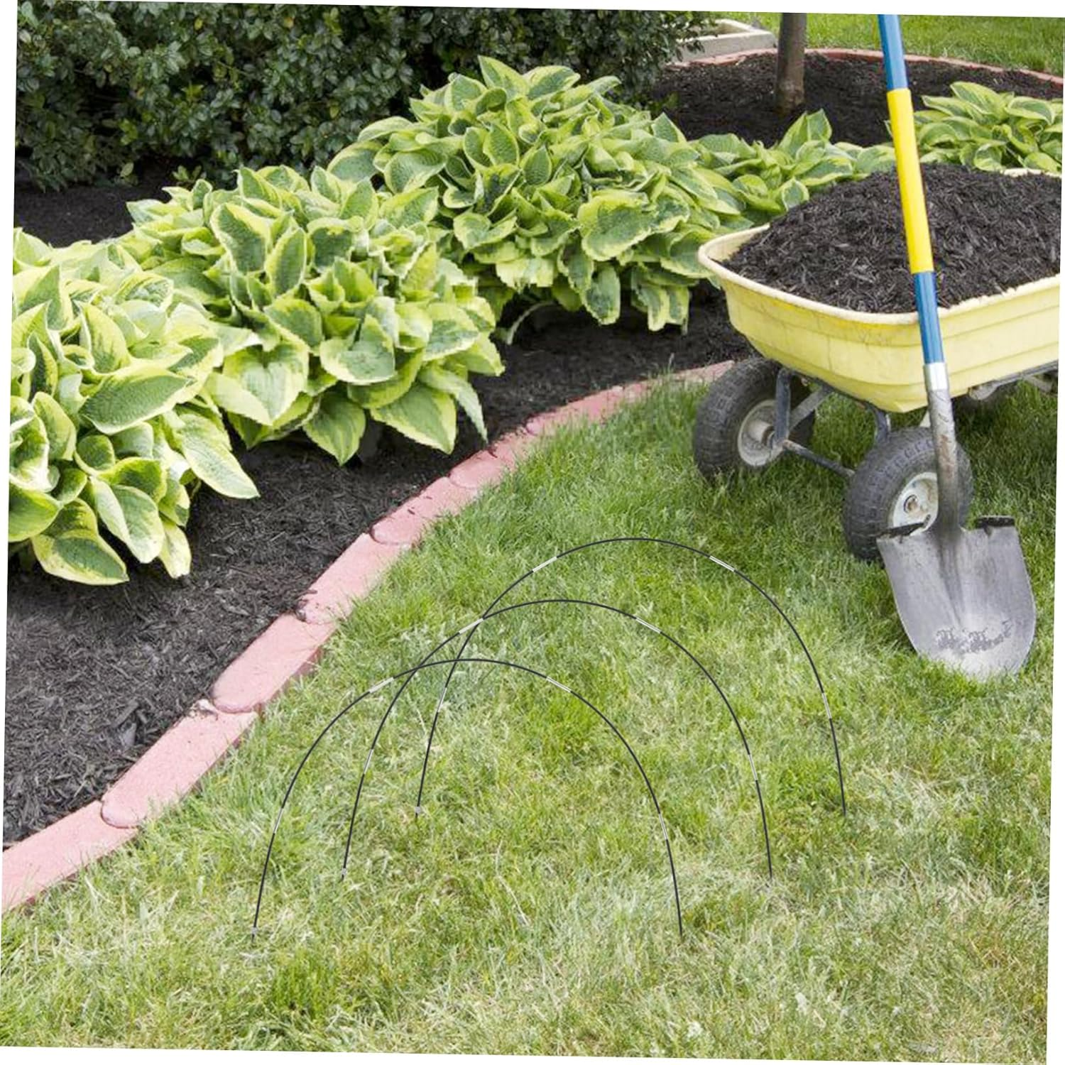 Sosoport Insect Net Bracket Garden Hoops Garden Hoops Raised Bed Protection against Snails Greenhouse Kit Netting Support Greenhouse image number 4