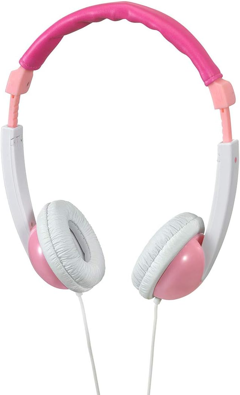 ELPA RD-KH100(PK) Children'S Headphones, Pink, Equipped with Volume Suppression Function to Protect Children'S Ears