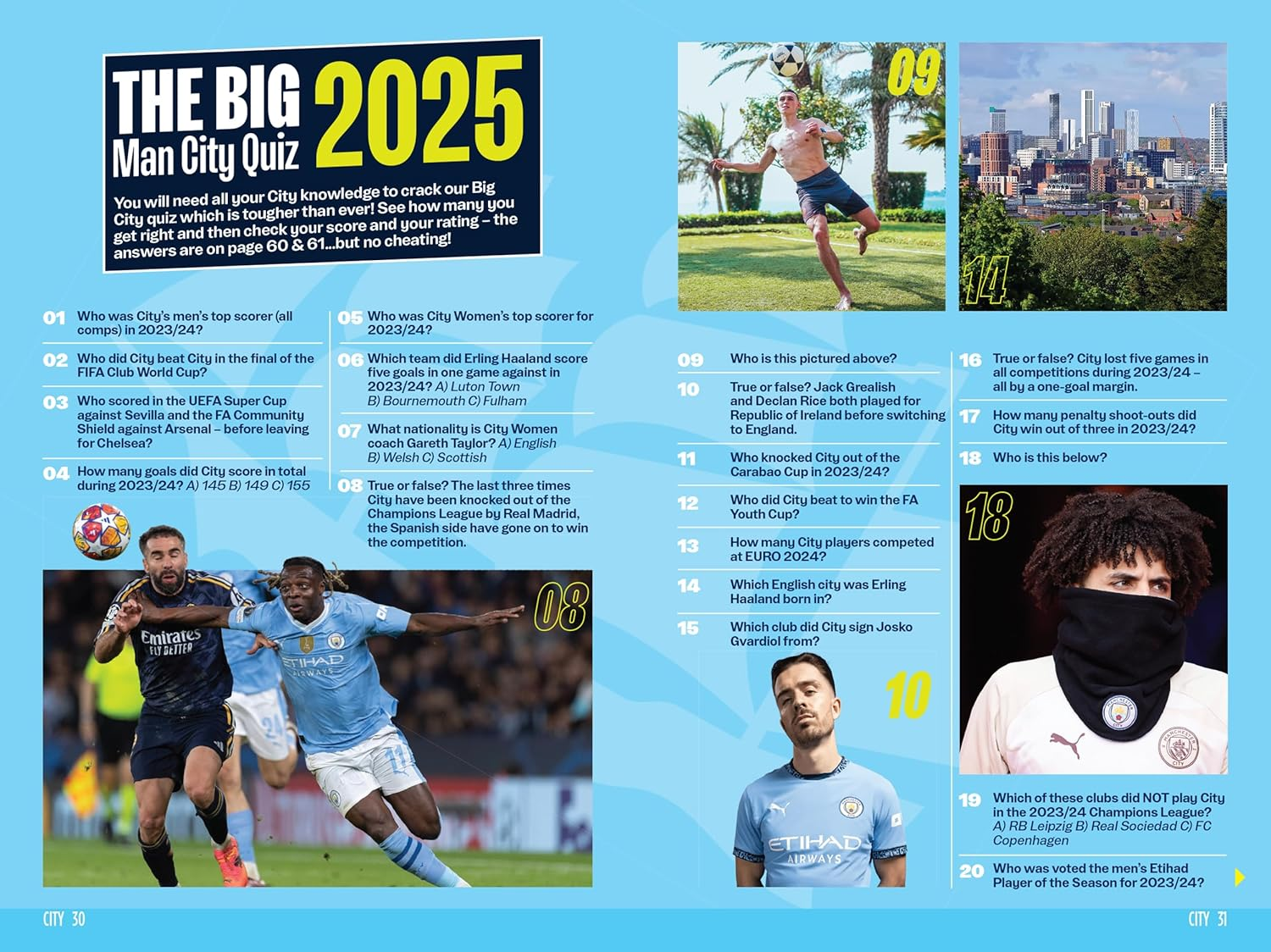 Official Manchester City Annual 2025: Champions 4-In-A-Row