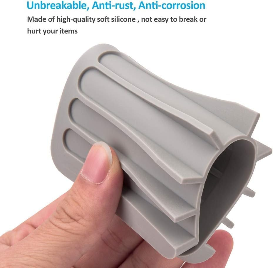 3 Pack Self Draining Soap Holder Set, Silicone Soap Dish & Sponge Tray for Bathroom, Shower, Kitchen - Durable, Anti-Slip, Easy Clean Soap Saver - Ideal for Bar Soap, Shampoo, Bath Sponges - Red+Green+Blue image number 5