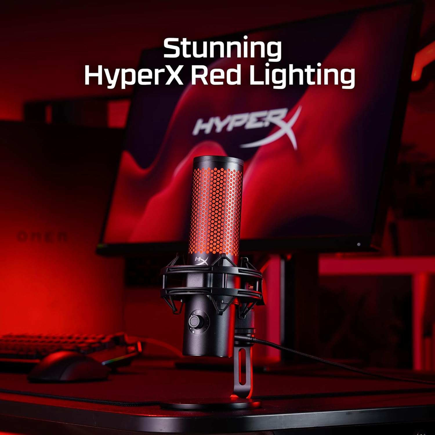 Hyperx Quadcast 2 USB Microphone, Black image number 6