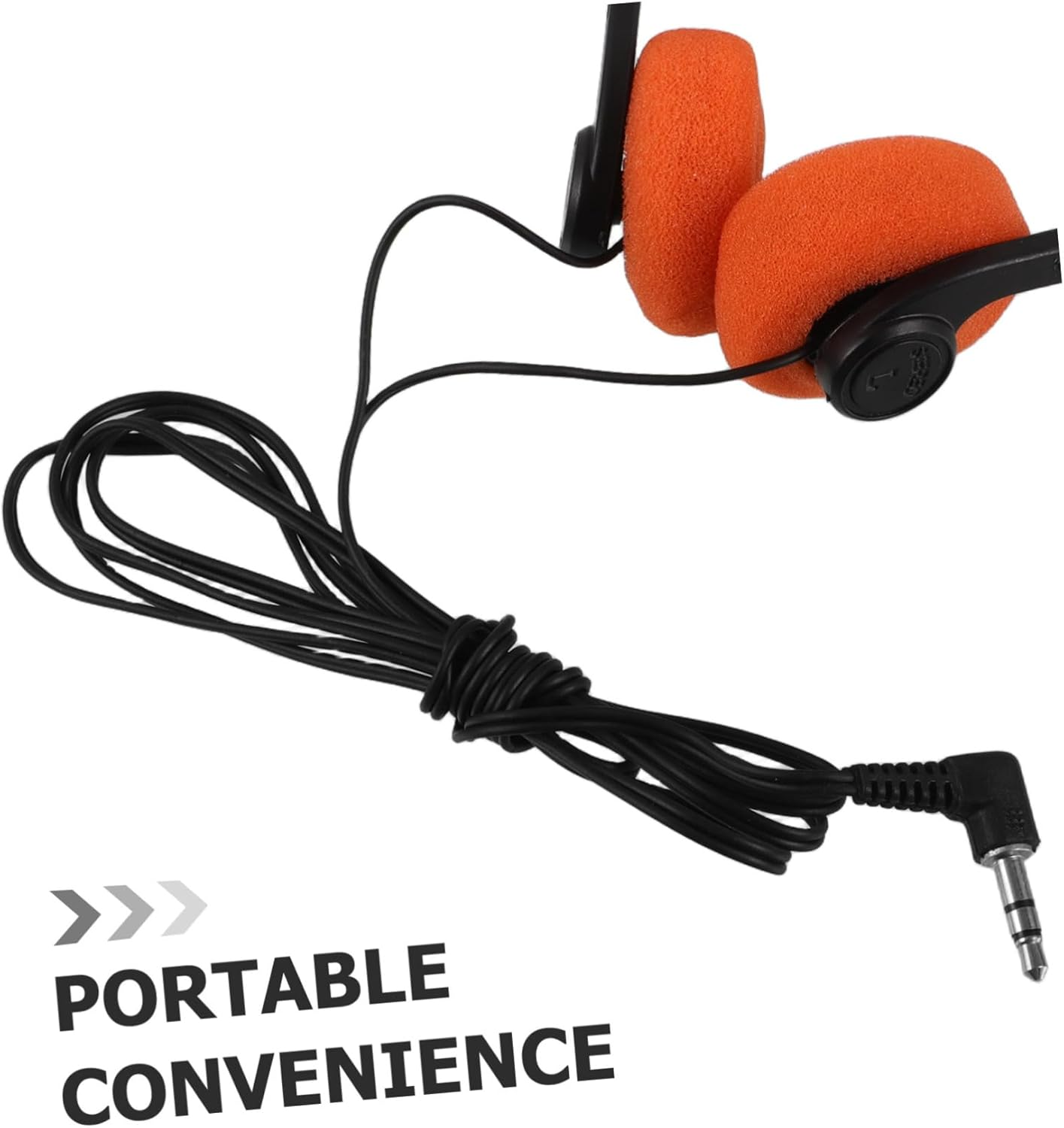 SECFOU Lightweight Retro Wired Headphones with Adjustable Headband and Cushioned Ear Pads for Students Clear Vocals and Design for Classroom and Library Use image number 5