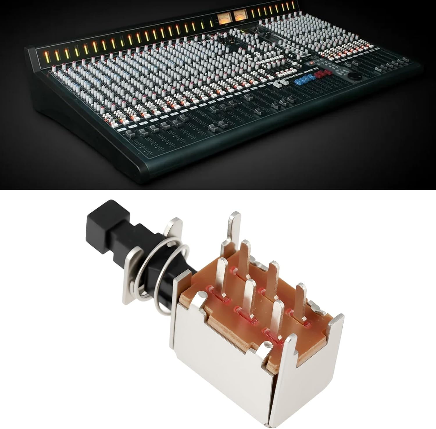 Create Idea 10Pcs 6Pin Latching Switch Compatible with Allen & Heath AL6824 Zed Series Mixer image number 2