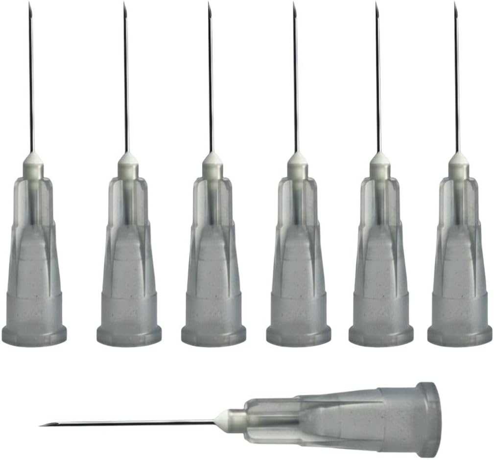 27G X 16Mm Needles &ndash; Box of 100 &ndash; Sterile, Disposable Luer Lock Needle Tips for Science, Lab Experiments - by Imatec image number 1