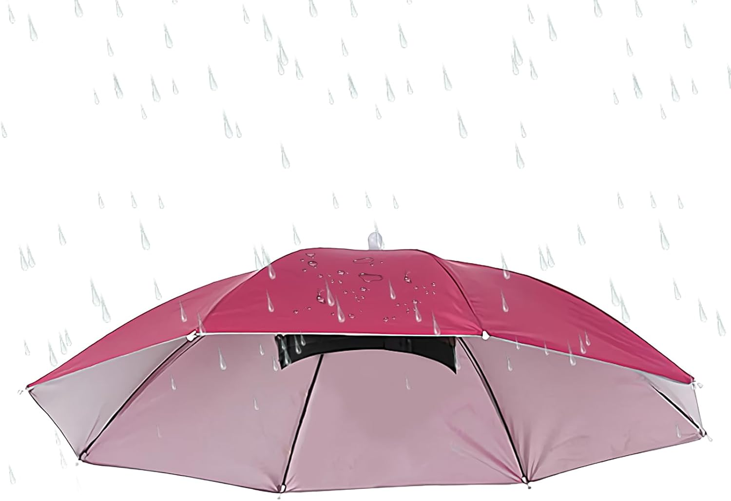 Hat Umbrella | UV Protection Umbrella Hat,Foldable Breathable Men Headgear Waterproof Outdoor Gear for Men Ladies Adults Kids Women