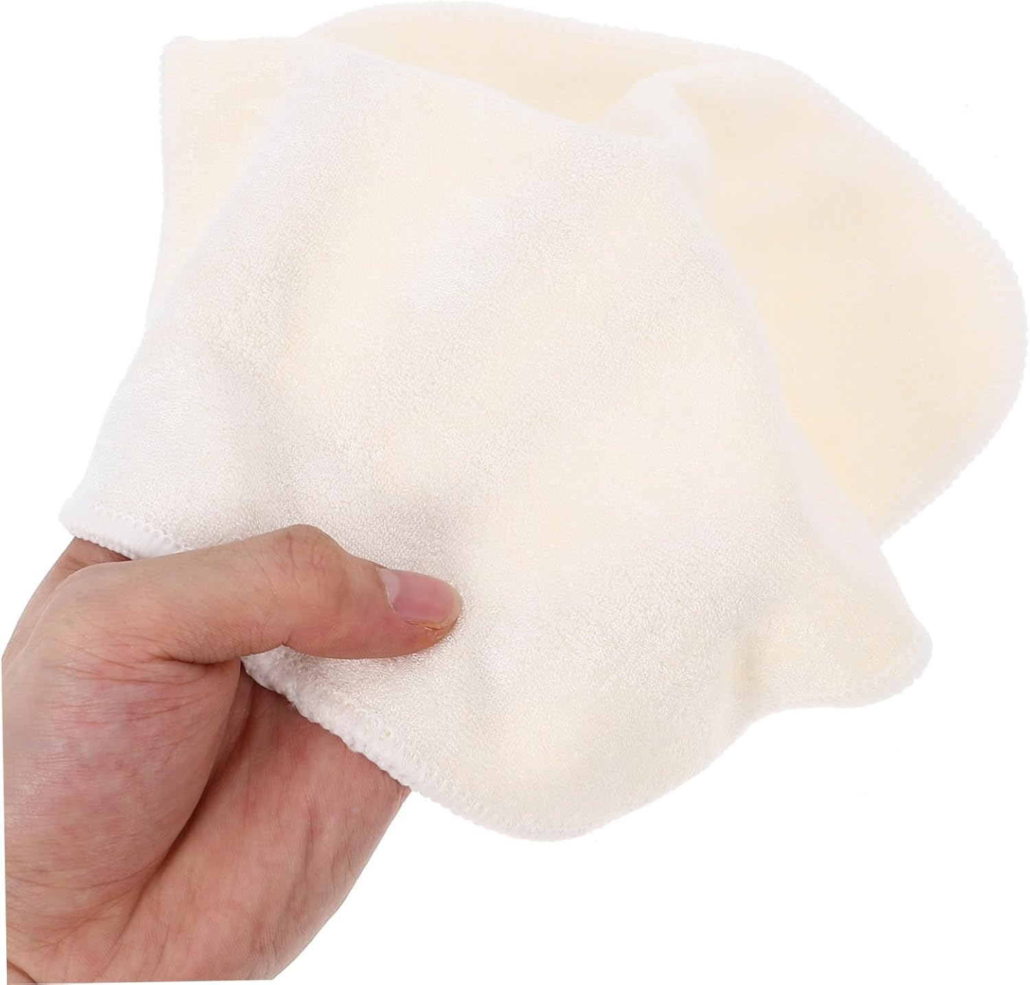 OATIPHO 5Pcs Bamboo Fiber Face Cleaning Cloths Washcloths Exfoliating Towels for Facial Cleansing and Gentle Exfoliation