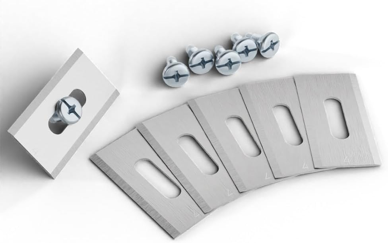 Pack of 30 Robotic Lawnmower Replacement Blades, Slotted Hole Blades Compatible with Husqvarna/Automower/Gardena, Replacement Blades for Robot Lawnmower, Universal Robot Lawn Mower Blades, Robot