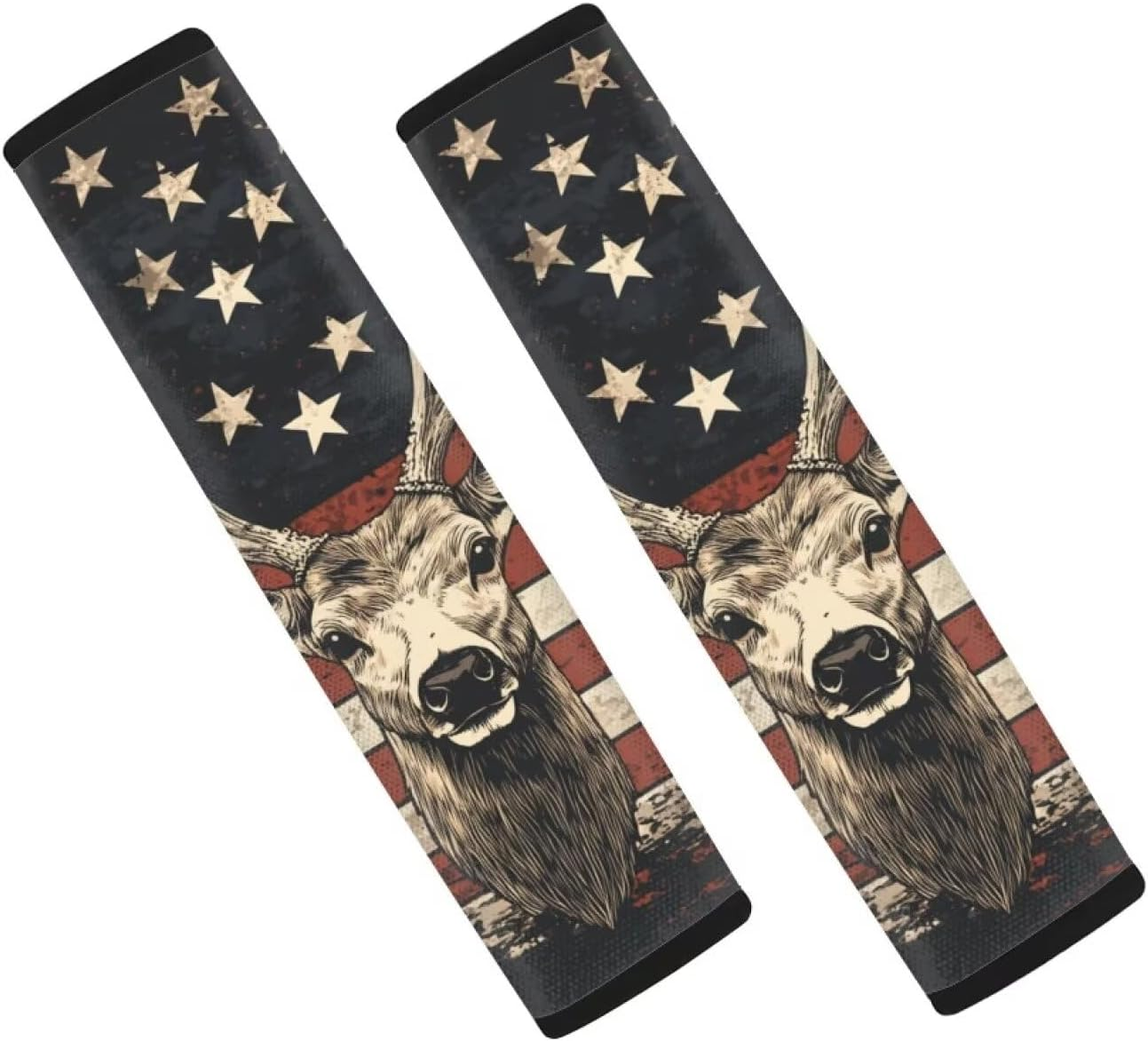 Dolyues Animal Leopard Print Car Seat Belt Cover Seatbelt Pads for Women Adults, All Season Universal Funny Shoulder Strap Padding for Vehicle, SUV, Full Set of 2, Tote Bags Scratchproof - Butterfly Moon image number 5