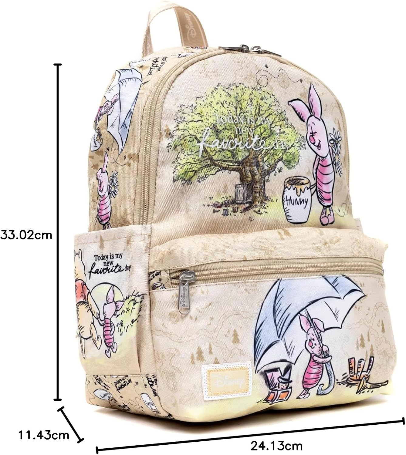 Wondapop Winnie the Pooh 13" Nylon Backpack, Winnie the Pooh, 13", Traditional Backpacks image number 1