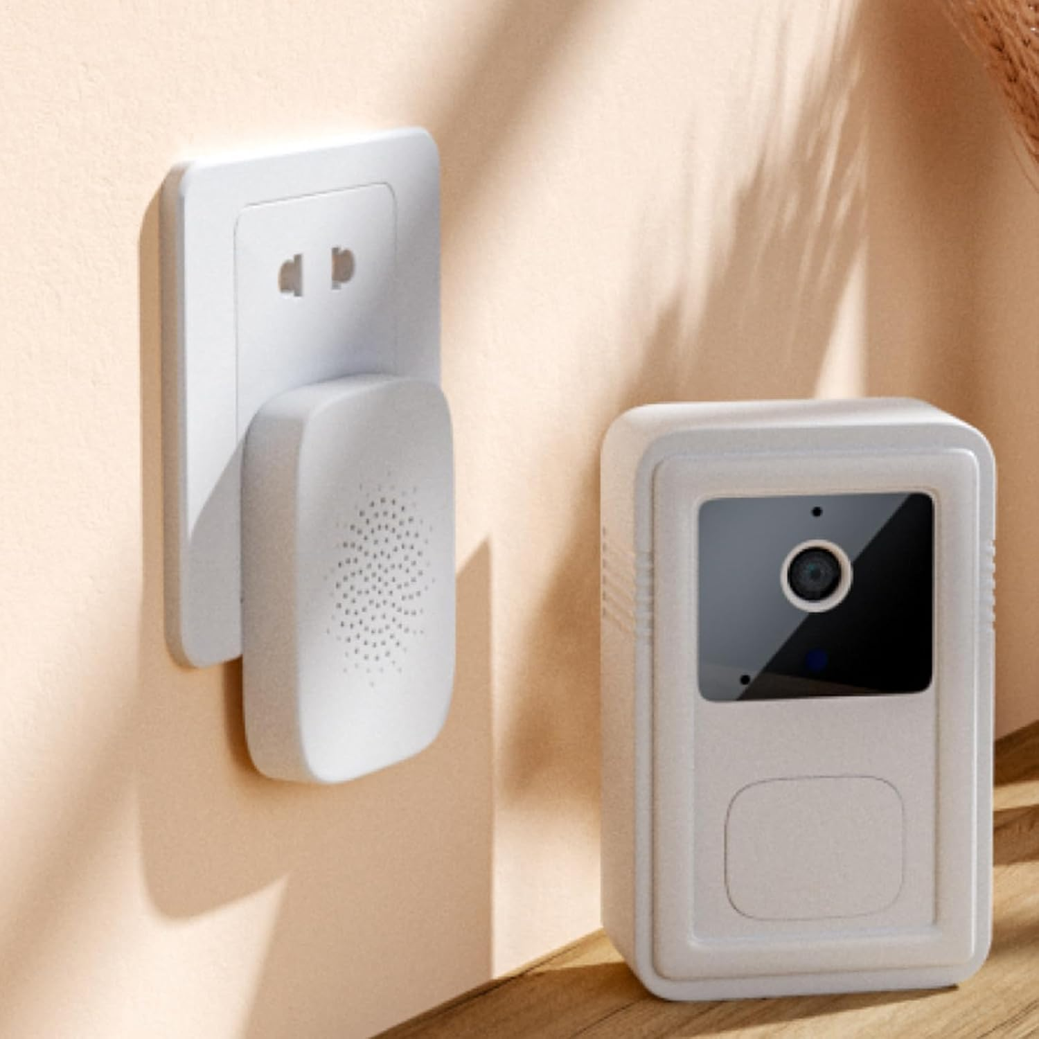 Smart Video Doorbell - Smart Wifi Doorbell Camera - High Definition Night Vision Equipment Adhesive Mount for Renters Homeowners Parents with Children image number 3