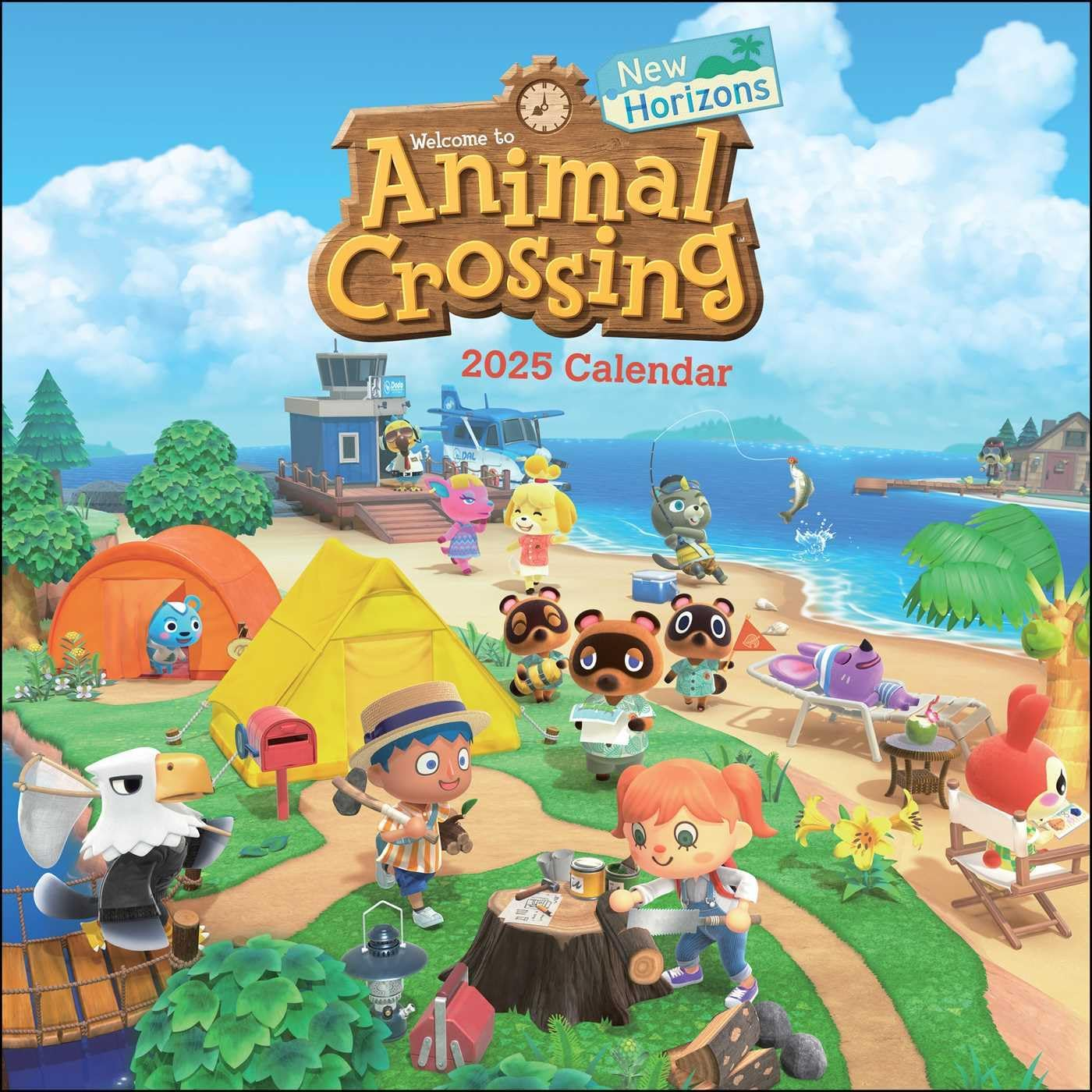 Animal Crossing: New Horizons 2025 Wall Calendar image number 3