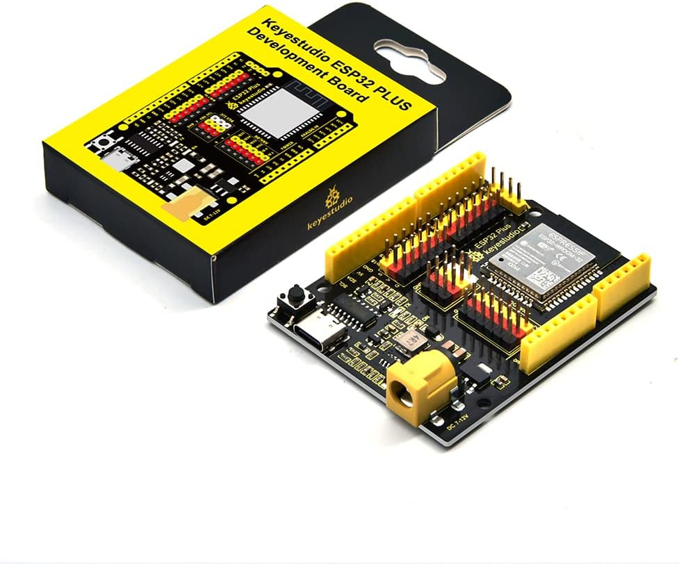 KEYESTUDIO ESP32 plus Development Board with USB Cable, Support Wifi and Bluetooth, Compatible with Arduino image number 1