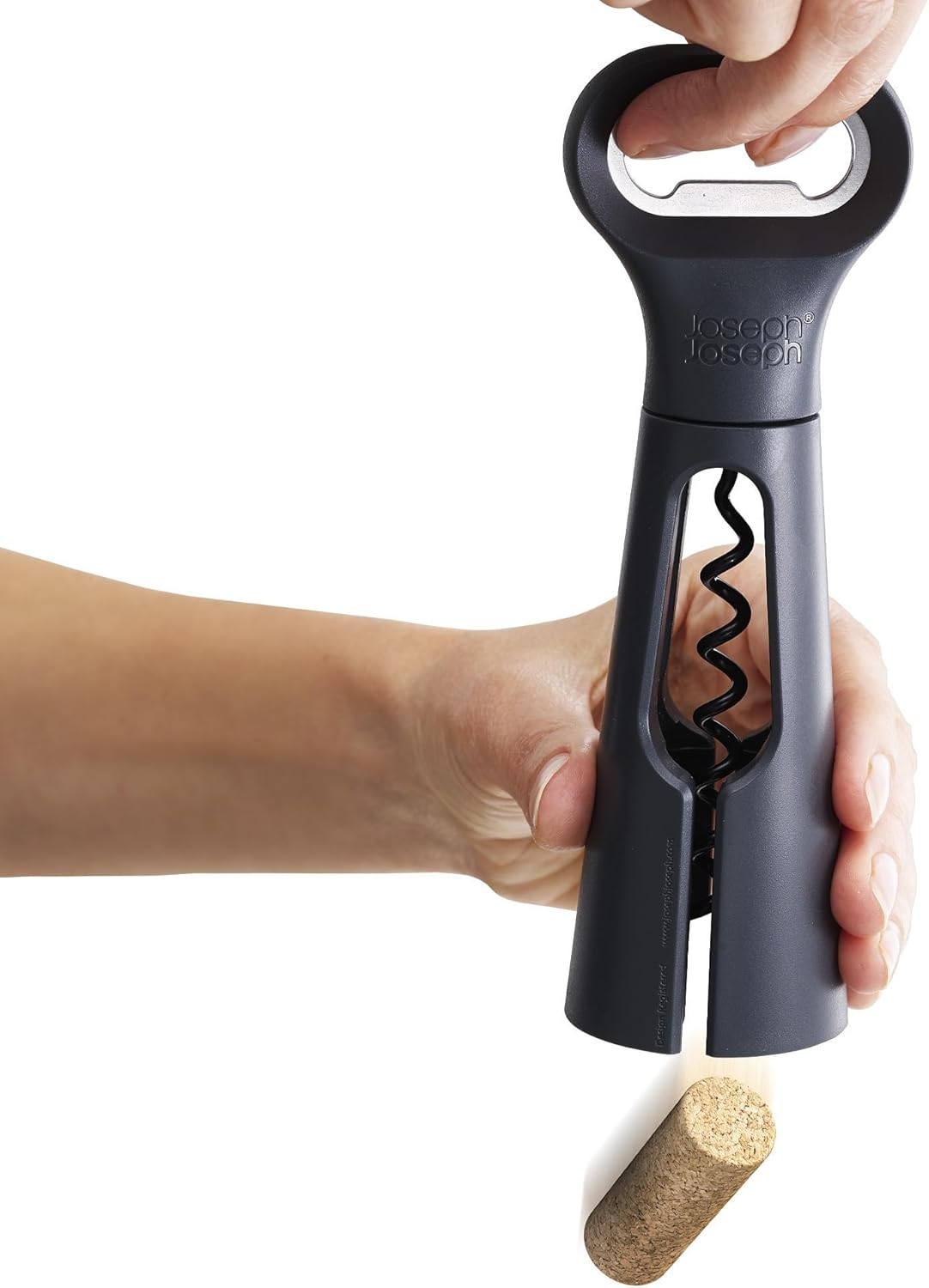 Joseph Joseph Duo 3-In-1 Corkscrew, Black image number 2