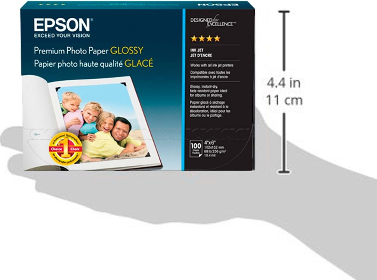 Epson PREMIUM GLOSSY PHOTO PAPER 4X6 100 image number 2