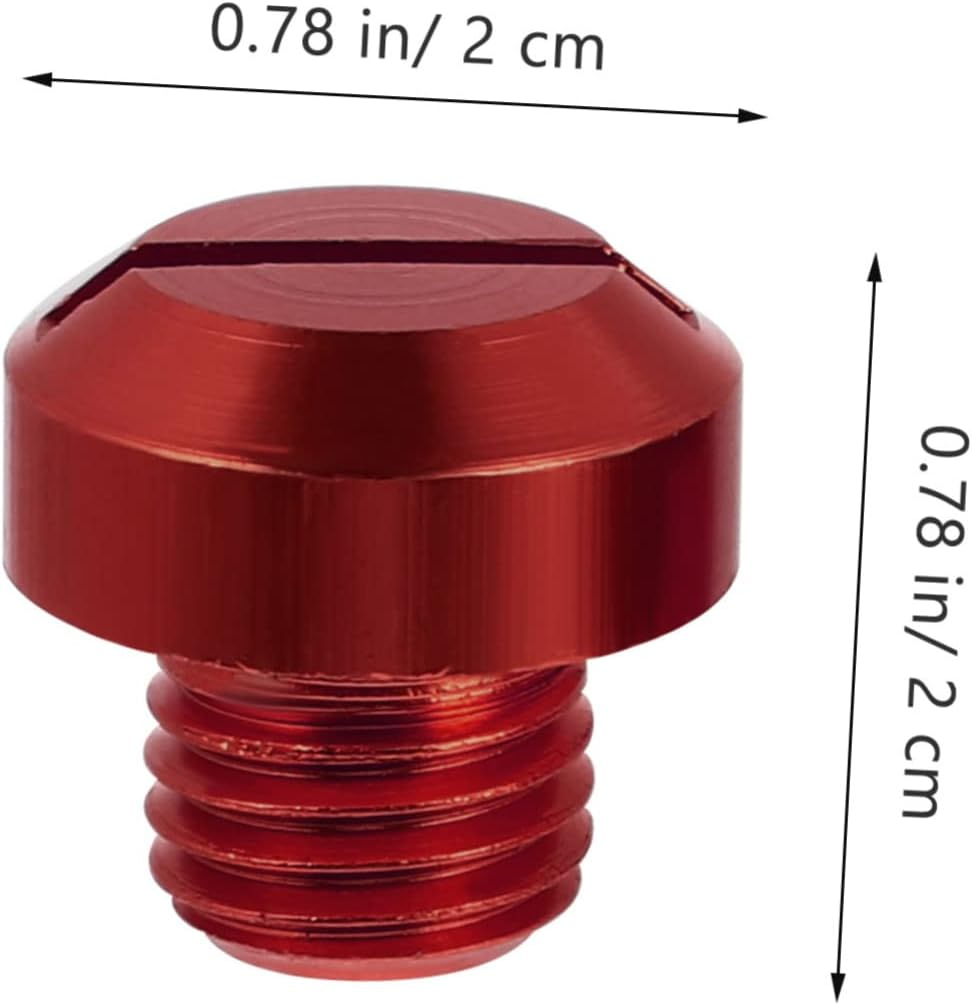 CHILDWEET 2Pcs Rearview Mirror Screws for Motorbike Accessories Mirror Hole Plugs Screws Easy Install Protects from Water Dust image number 3