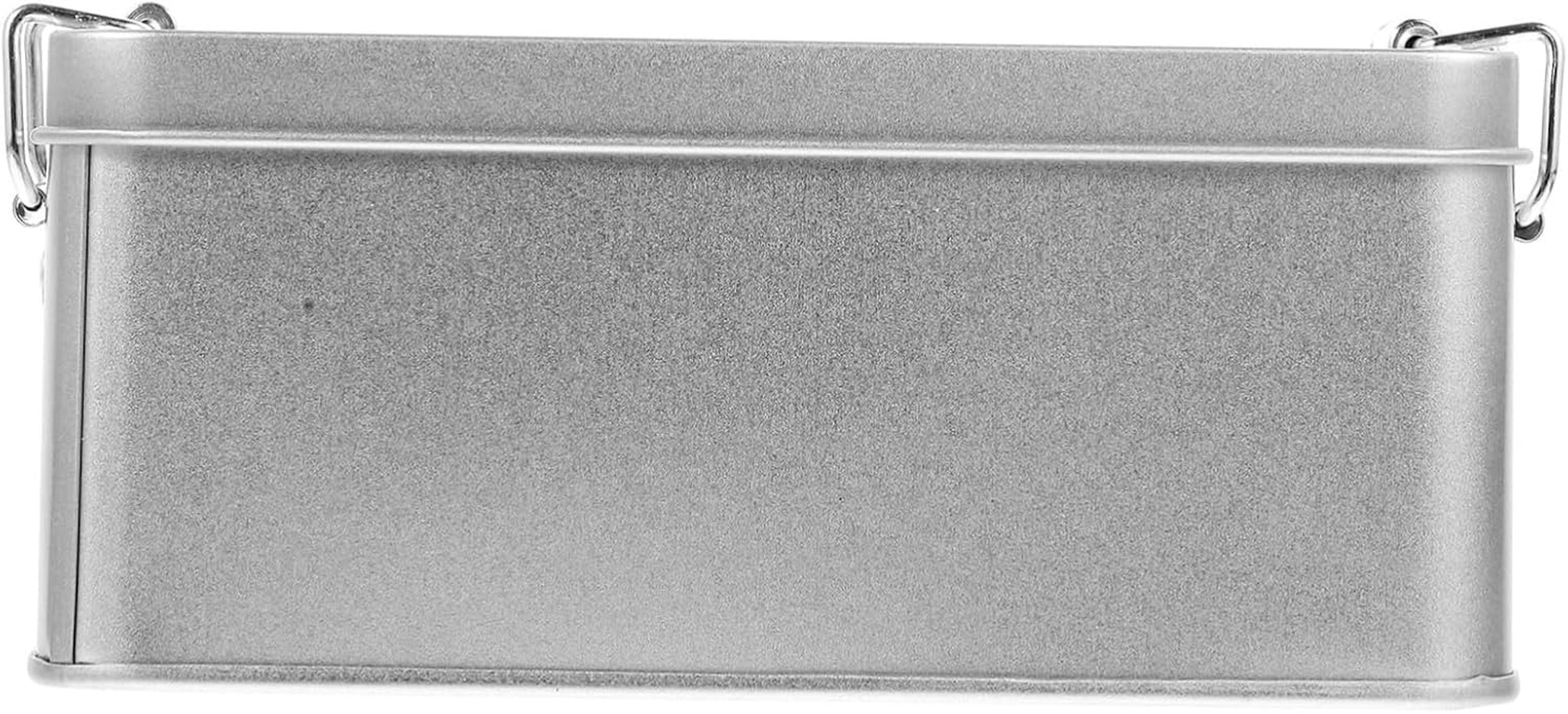 Mikinona Tinplate Candy Box Retro Storage Boxes for Cookies Lid for Cookie Packing and Home Organization image number 1