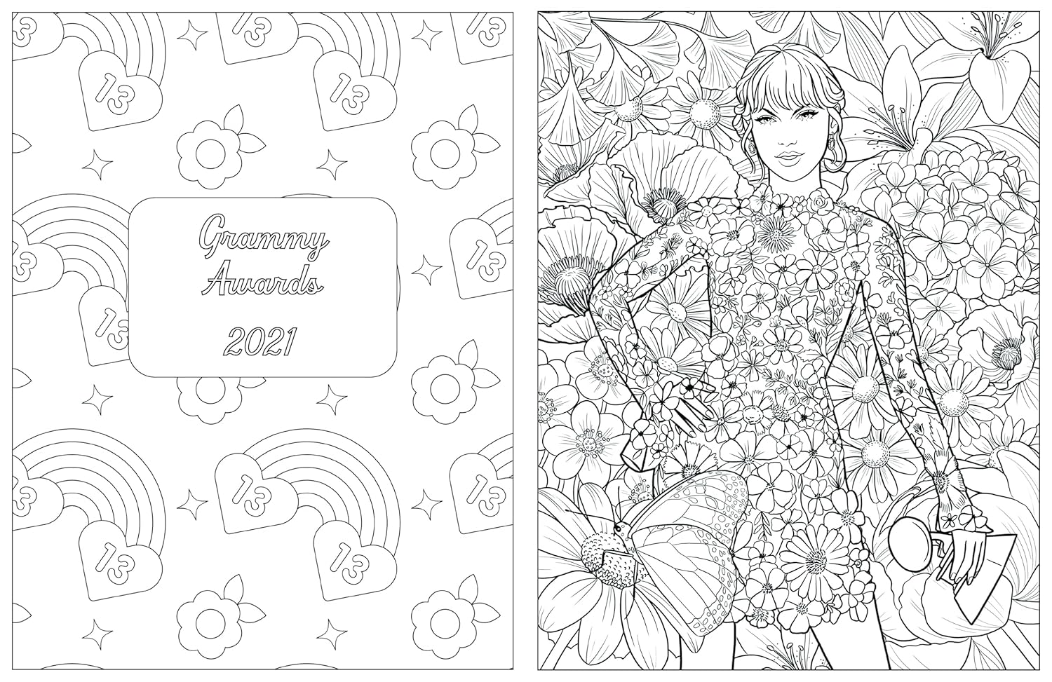 Colour in Taylor: a Unofficial Taylor Swift Colouring and Sticker Book image number 4