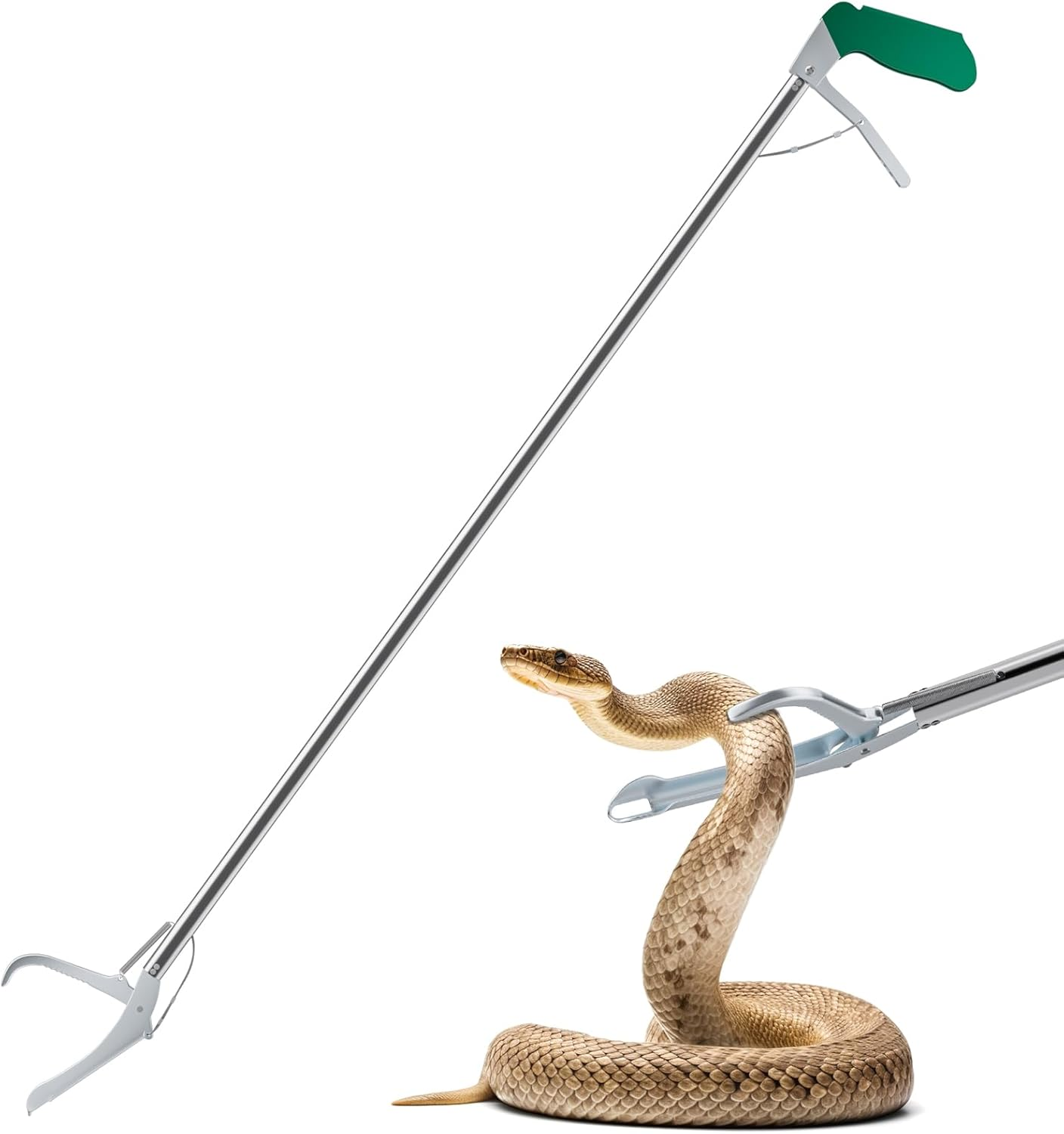 Anrain 47" Extra Heavy Duty Snake Tongs Reptile Grabber Catc image number 2