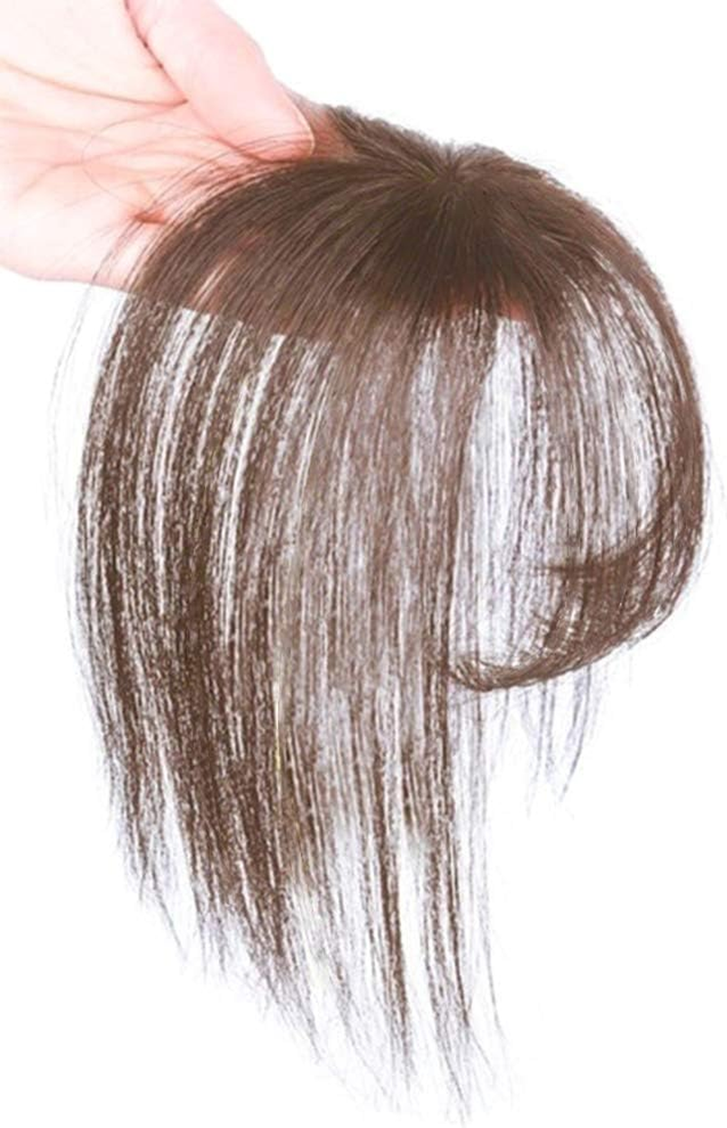 Human Hair Toppers, 3D Air Bangs for Women Girls for Daily Wear (Assorted Color #96)