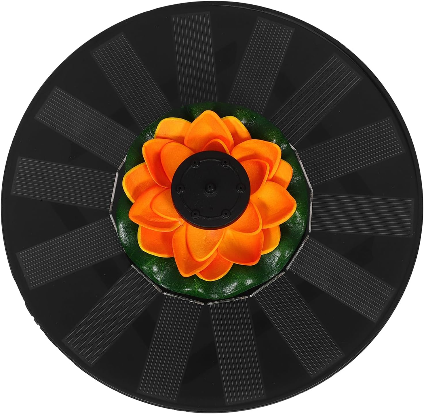 COHEALI Solar Powered Floating Fountain Lotus Shape for Bird Baths and Ponds Easy Setup Solar Outdoor Water Feature Enhancing Garden Decor and Creating Vibrant Atmosphere image number 4