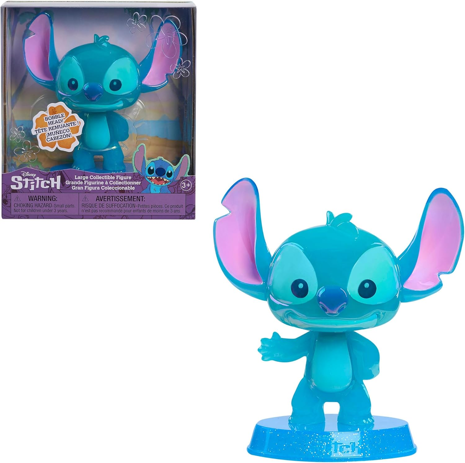 Disney Stitch Large Collectible Stitch Figure, 5 Inch Figure, Collectible Figures, Alien, Kids Toys for Ages 3 up by Just Play image number 1