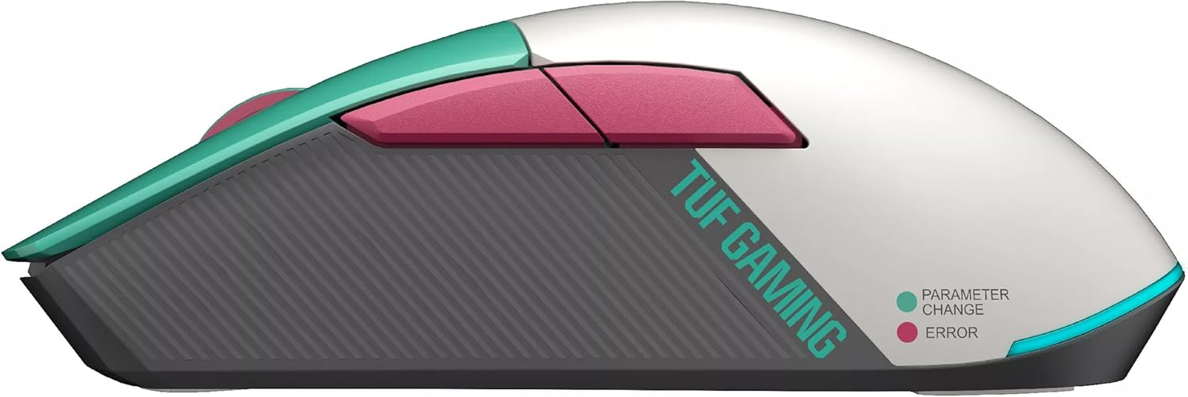 ASUS TUF Gaming Mini Wireless Mouse Hatsune Miku Edition, 65-Gram Wireless Gaming Mouse That Features Tri-Mode Connectivity, a 12,000Dpi Sensor, 100-Million-Click Lifespan Switches, PTFE Mouse Feet image number 2