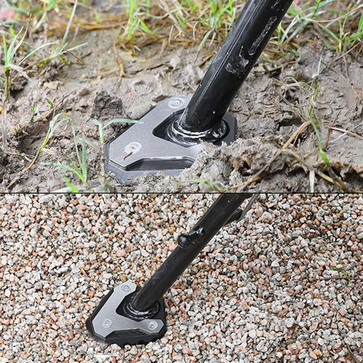 Motorbike Side Kickstand Pad for RC 125 2014 2015 2016 2017 2018 Motorcycle Accessories Stand Side Stand Extend Kickstand Footrest (Color : 12, Size : RC125) image number 5