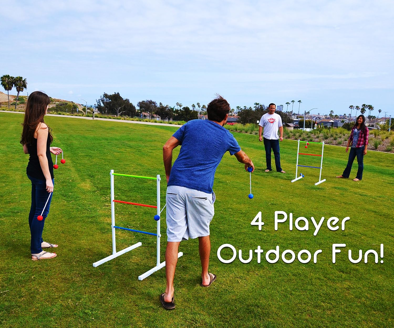 Gosports Premium Metal Ladder Toss Game Set image number 2