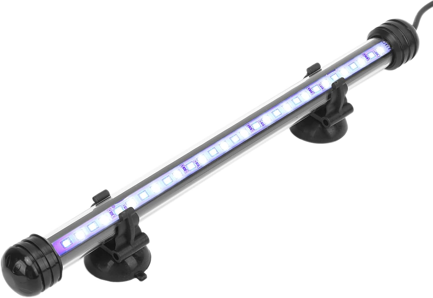 Aquarium LED Light, Transparent Aquarium Light with 3 Light Modes Dimmable Aquarium Light for Aquarium for Fish Tank(28Cm) image number 5