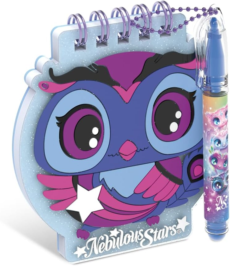 Nebulous Stars - Mini Note Pad with Metallic Ink Pencil, Stickers & Gel Pen, 25 Sheets, Kids Stationery Set, Assorted Designs, Ages 7+ image number 5