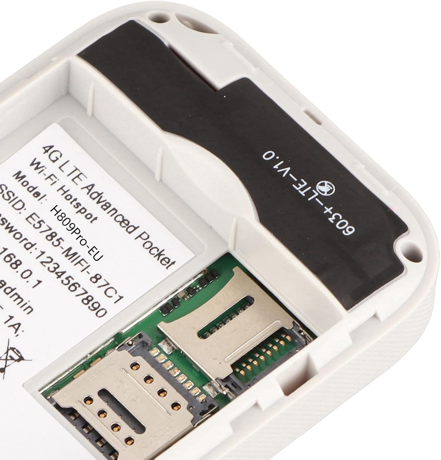 CHICIRIS USB Wifi Router, Mini Smart Router 4G Portable Wifi USB Plug and Play SIM Card Slot Portable Wifi for Europe Home Business image number 2