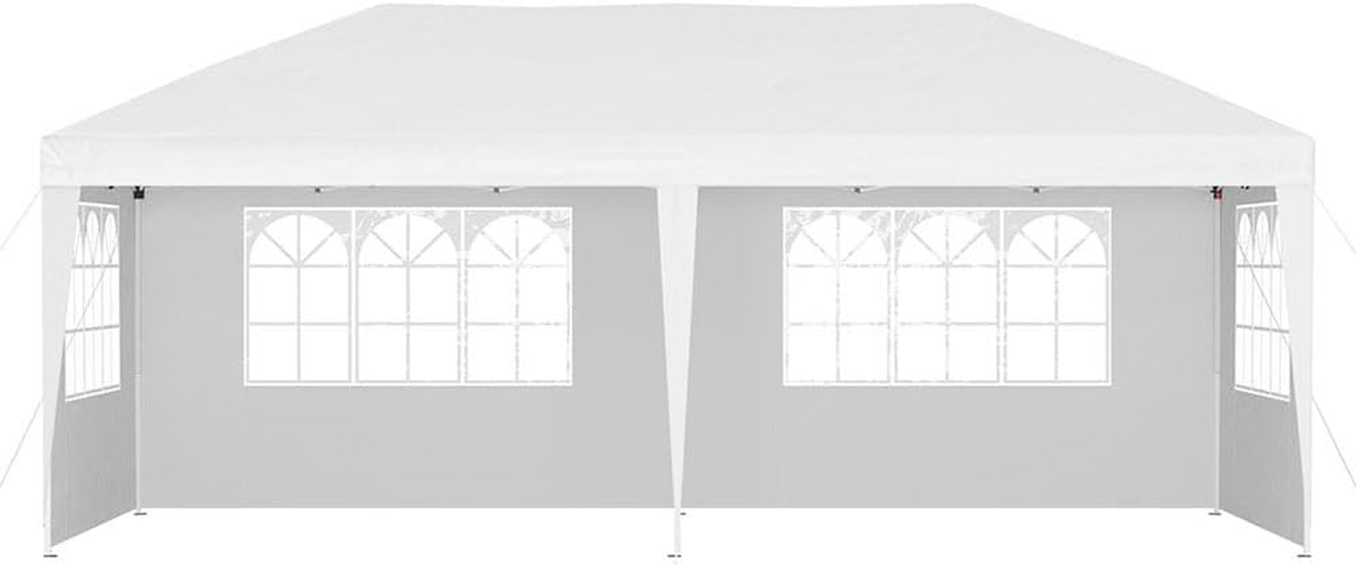 Instahut Gazebo Pop up Marquee 3X6M Wedding Party Outdoor Camping Canopy White image number 2
