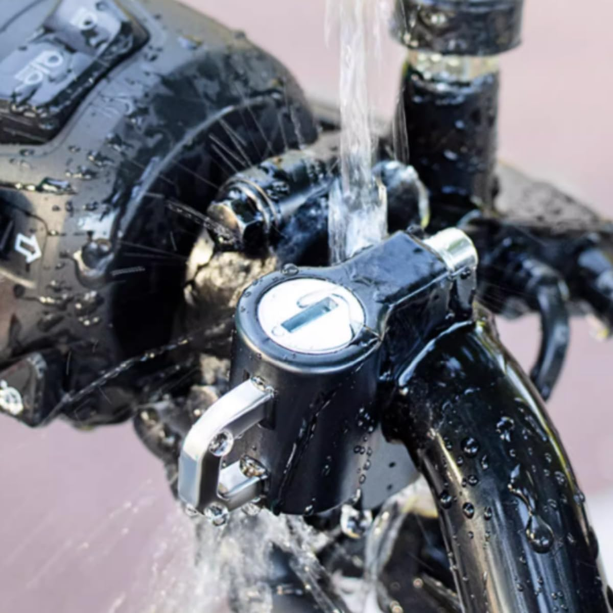 Windance Motorcycle Helmet Lock, Anti-Theft Bike Luggage Lock,Tamper-Proof Helmet Security Lock with 2 Keys for Bicycle Motorbike Scooters