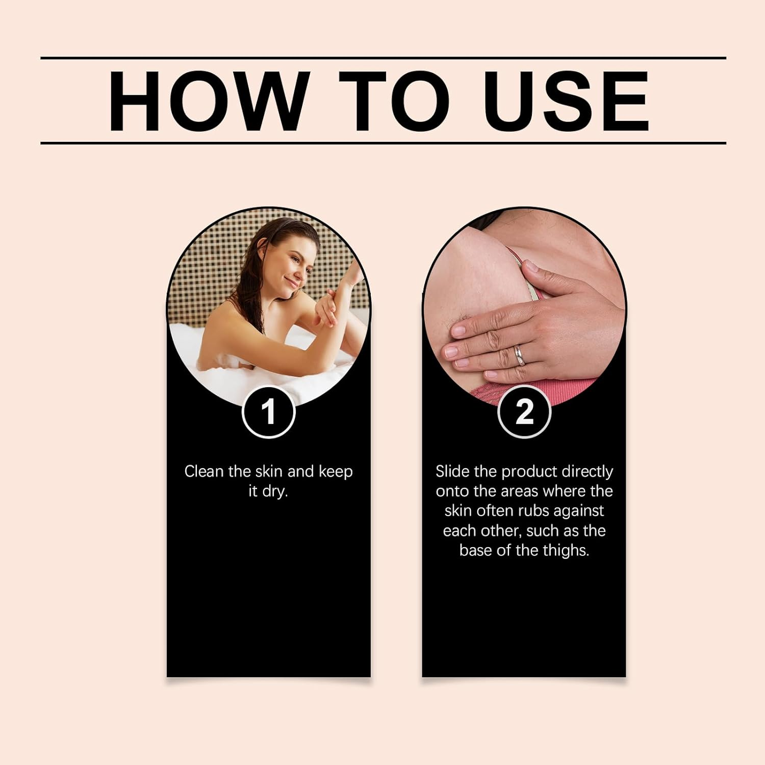 Anti-Chafing Moisturising Stick, Long-Lasting, Non-Greasy, Vitamin E Enriched, 30G image number 2