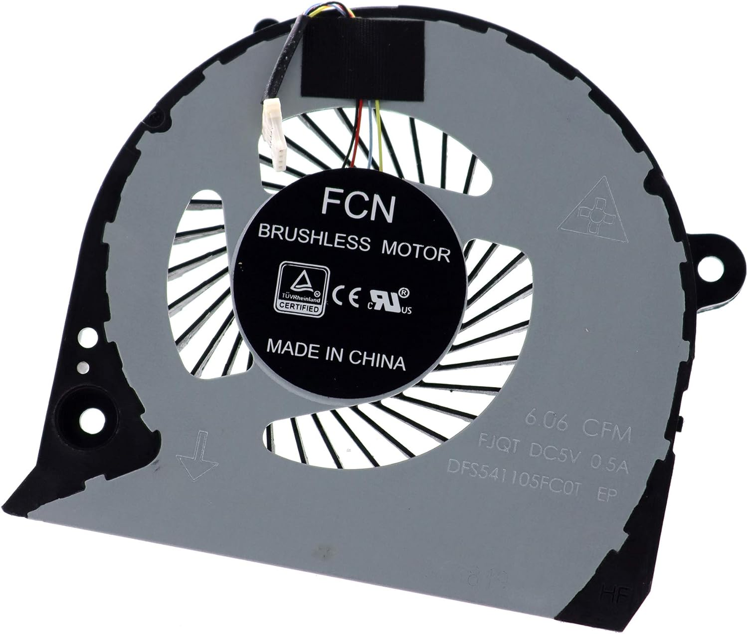 Deal4Go CPU Cooling Fan DFS2000054H0T FJQS W/Gpu Cooler Fan DFS541105FC0T FKJF for Dell Inspiron 15 7577 7588 G5-5587 G7-7577 G7-7588 P72F image number 2