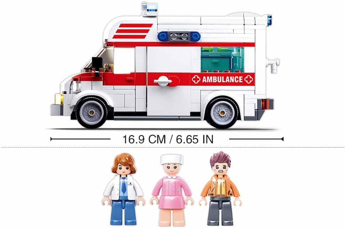 Sluban M38-B1065 Town-Ambulance 328Pcs image number 4